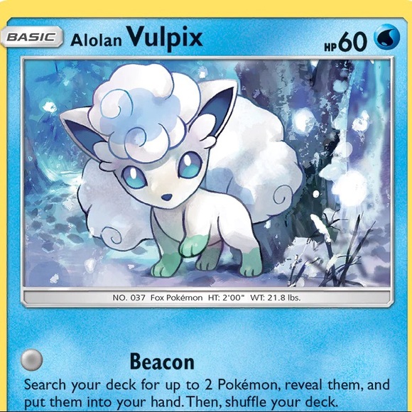 Pokémon Center ❄️🌨Vulpix Alolan Plushie - Picture 4 of 4
